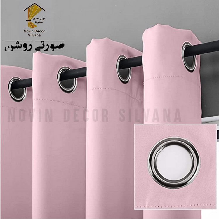 پرده نوین دکور سیلوانا مدل کتان کد 230 1 سایز 230 140 سانتی متر