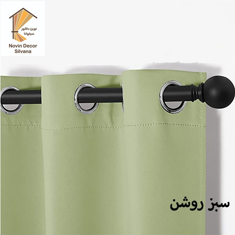 پرده پانچ نوین دکور سیلوانا مدل کتان 1_28 سایز 280x140 سانتیمتر