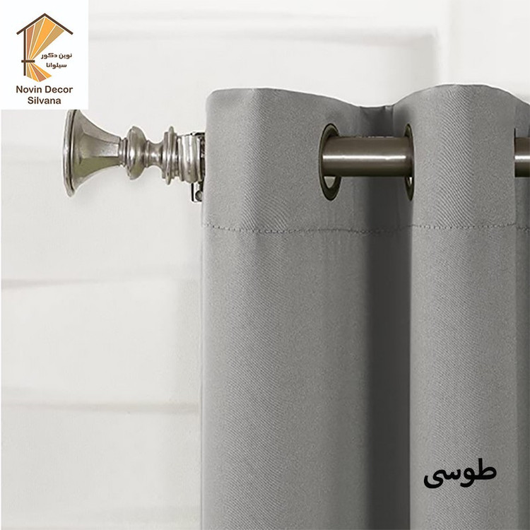 پرده پانچ نوین دکور سیلوانا مدل کتان 1_28 سایز 280x140 سانتیمتر