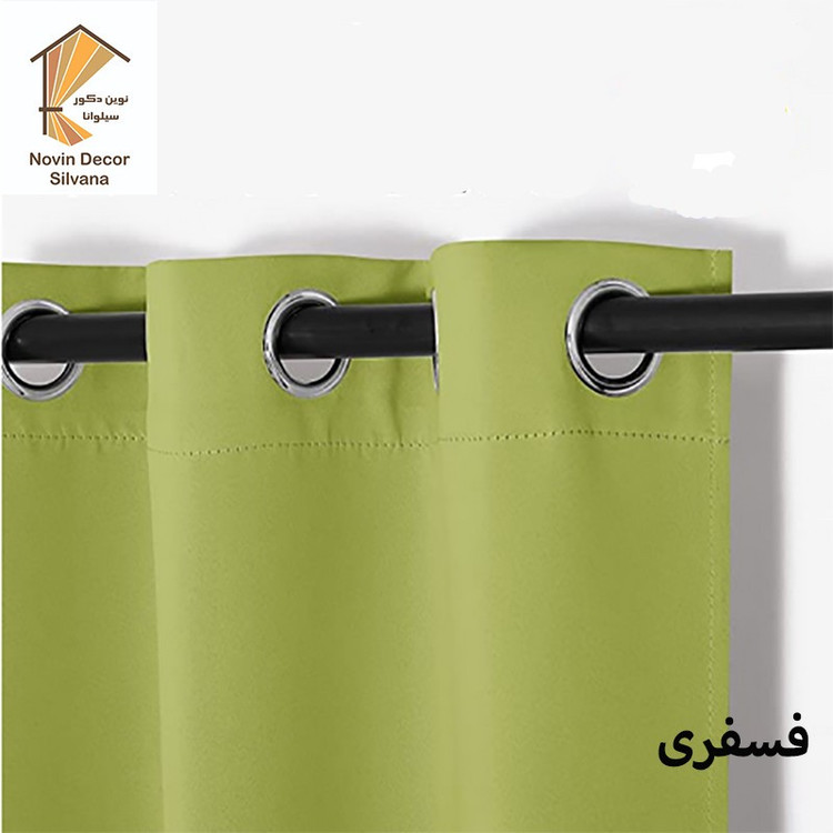 پرده پانچ نوین دکور سیلوانا مدل کتان 1_28 سایز 280x140 سانتیمتر