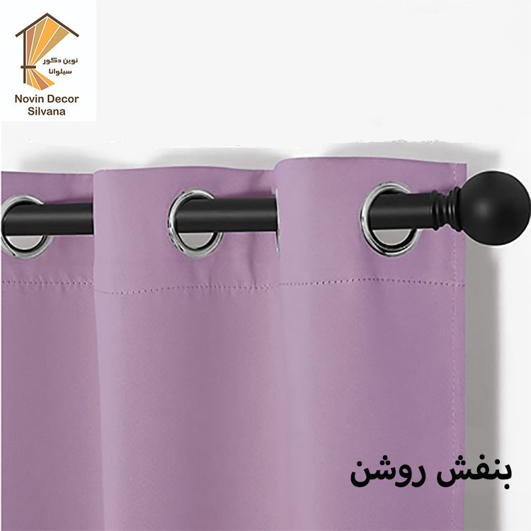 پرده نوین دکور سیلوانا مدل کتان 3 سایز 300x280 سانتیمتر