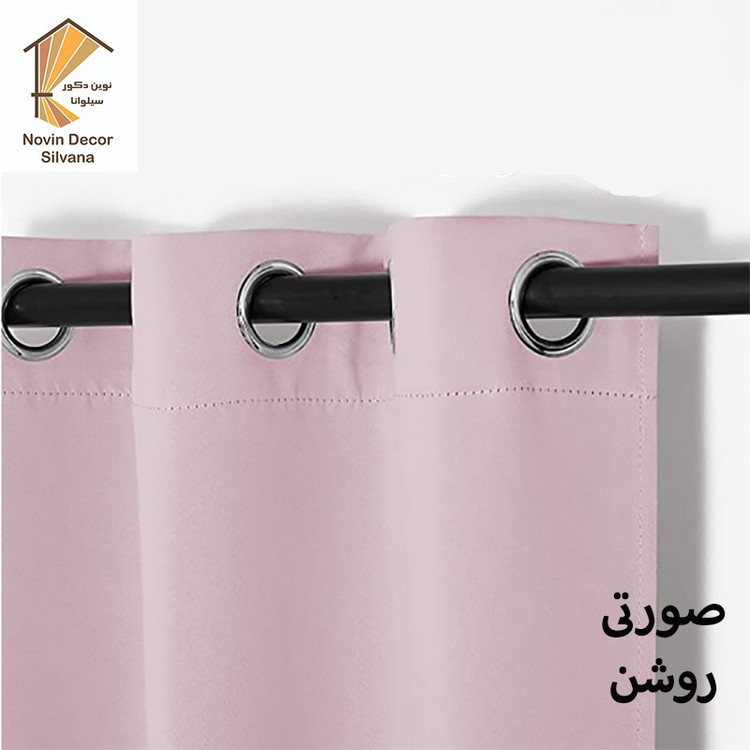 پرده پانچ نوین دکور سیلوانا مدل کتان 1_28 سایز 280x140 سانتیمتر