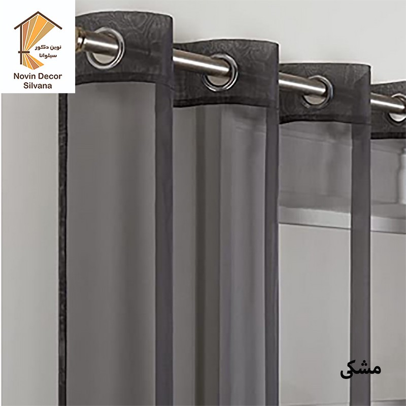 پرده پانچ نوین دکور سیلوانا مدل حریر 3 سایز 280x300 سانتیمتر