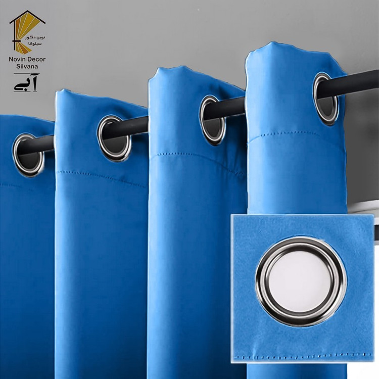 پرده نوین دکور سیلوانا مدل لاکچری 180 _ 1 سایز 180x140 سانتیمتر