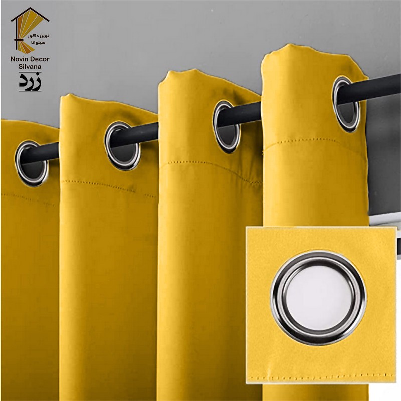 پرده نوین دکور سیلوانا مدل لاکچری 180 _ 1 سایز 180x140 سانتیمتر