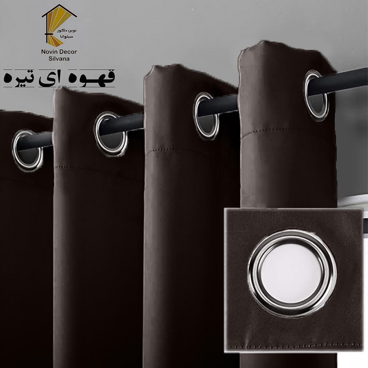 پرده نوین دکور سیلوانا مدل لاکچری 180 _ 1 سایز 180x140 سانتیمتر
