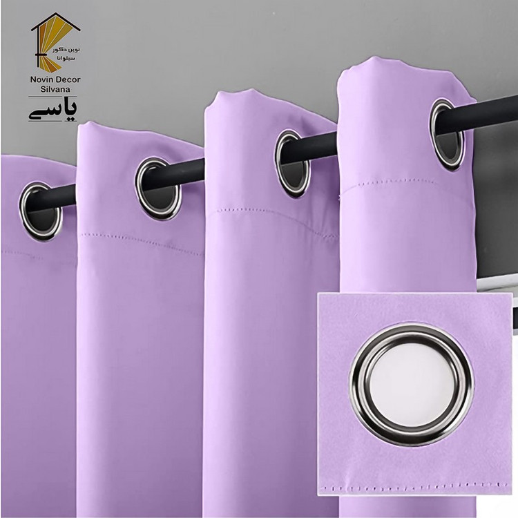 پرده نوین دکور سیلوانا مدل لاکچری 180 _ 1 سایز 180x140 سانتیمتر
