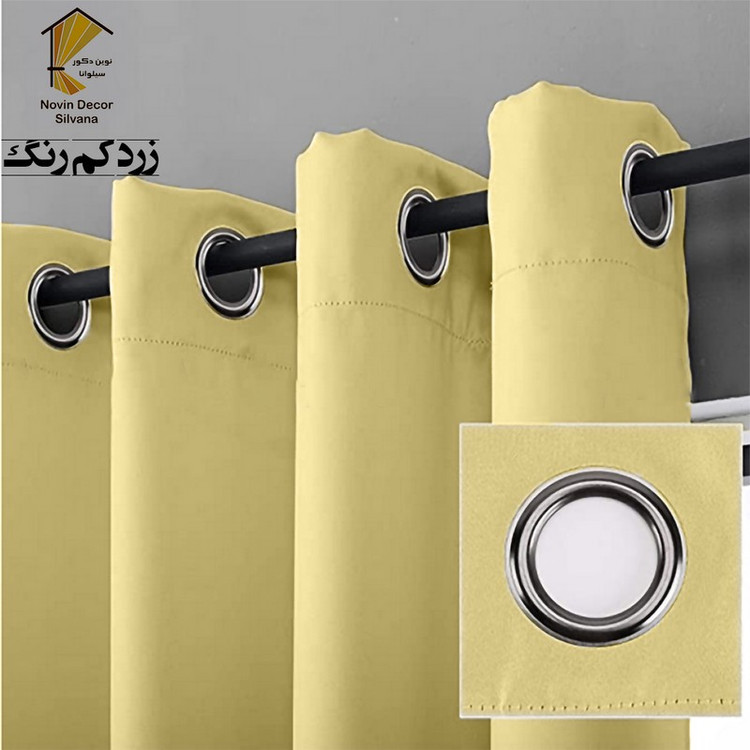پرده نوین دکور سیلوانا مدل لاکچری 280 سایز 280 140 سانتی متر