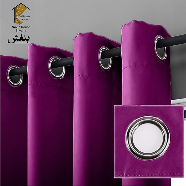 پرده نوین دکور سیلوانا مدل لاکچری 280 سایز 280 140 سانتی متر