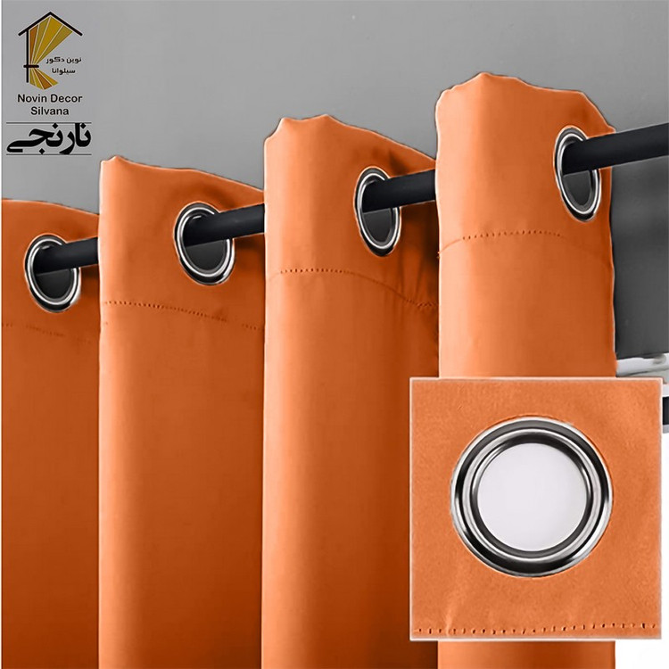 پرده نوین دکور سیلوانا مدل لاکچری 280 سایز 280 140 سانتی متر