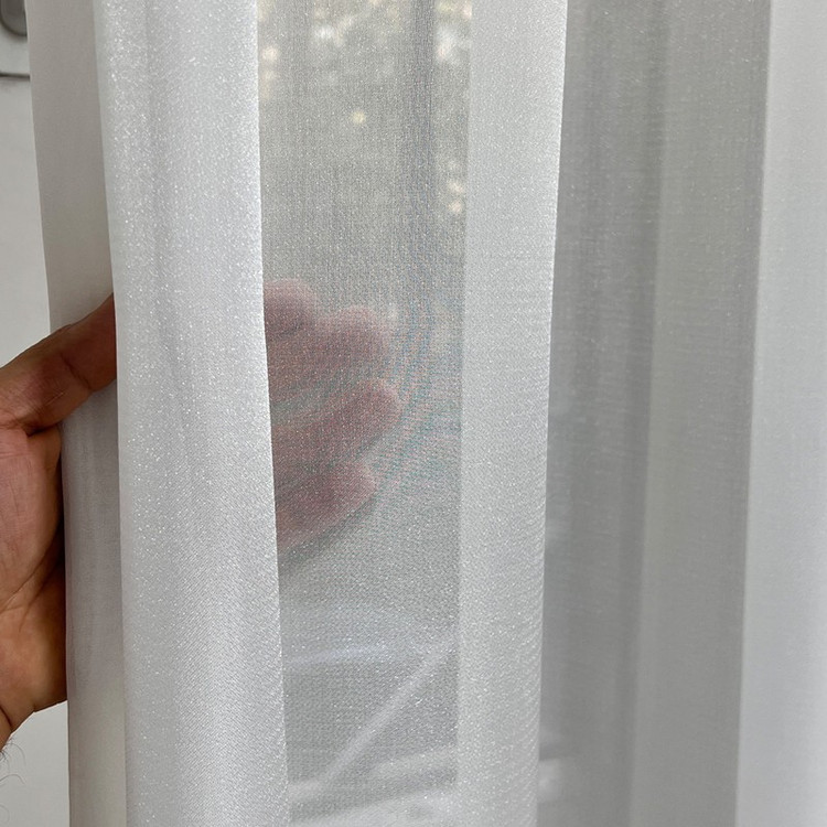 پرده مدل حریر شاین کد 6 سایز 600x275 سانتی متر