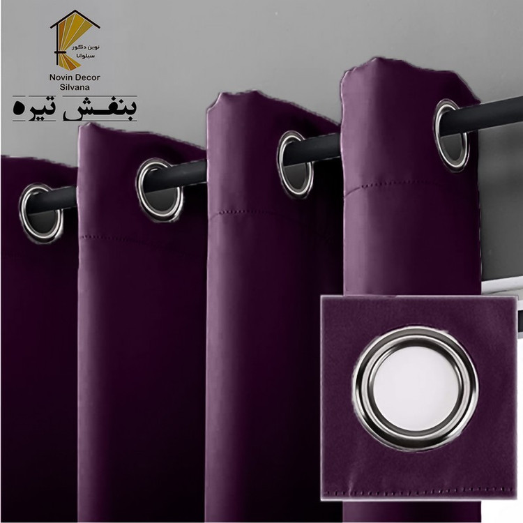 پرده نوین دکور سیلوانا مدل لاکچری 28 _ 1 سایز 280x140 سانتیمتر