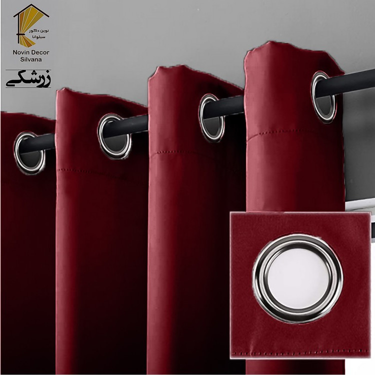 پرده نوین دکور سیلوانا مدل لاکچری 28 _ 1 سایز 280x140 سانتیمتر