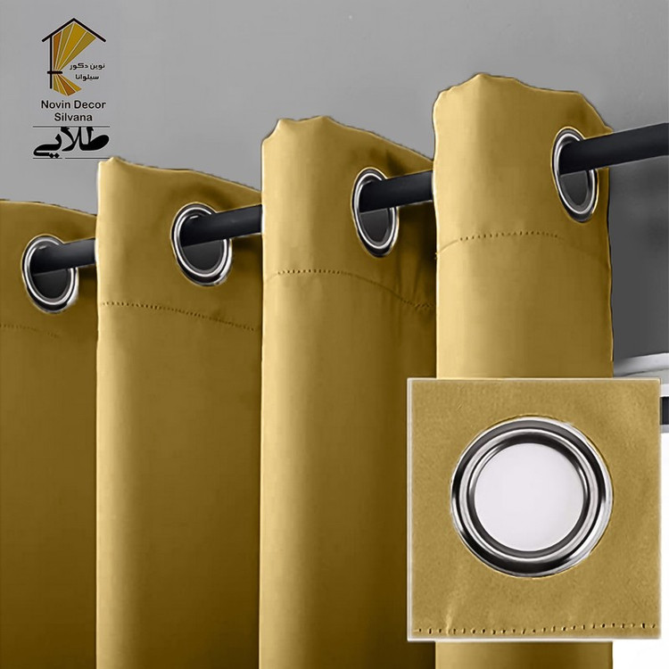 پرده نوین دکور سیلوانا مدل لاکچری 28 _ 1 سایز 280x140 سانتیمتر