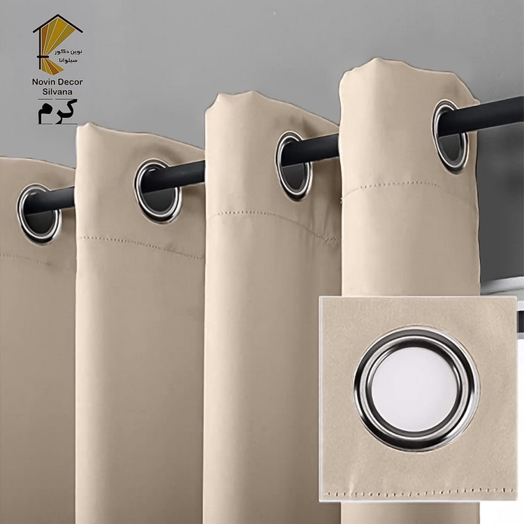 پرده نوین دکور سیلوانا مدل لاکچری 28 _ 1 سایز 280x140 سانتیمتر