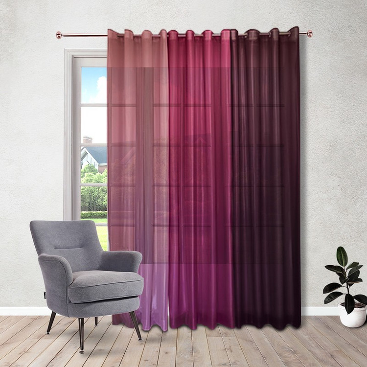 پرده نوین دکور سیاناو مدل حریر کد pb105 سایز 280x140 سانتیمتر
