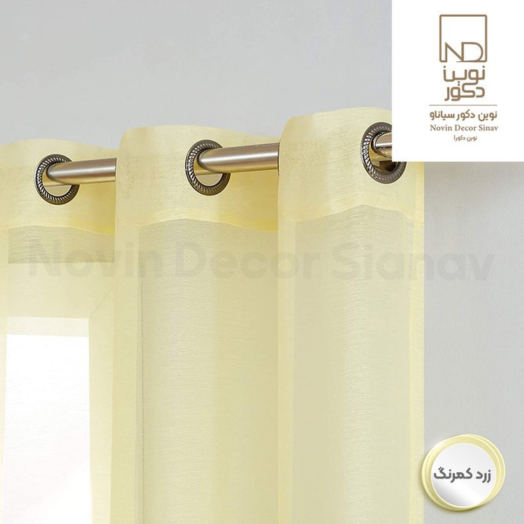 پرده نوین دکور سیاناو مدل حریر کد pb105 سایز 280x140 سانتیمتر