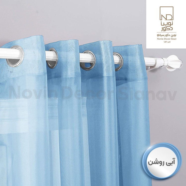 پرده نوین دکور سیاناو مدل حریر کد pb105 سایز 280x140 سانتیمتر