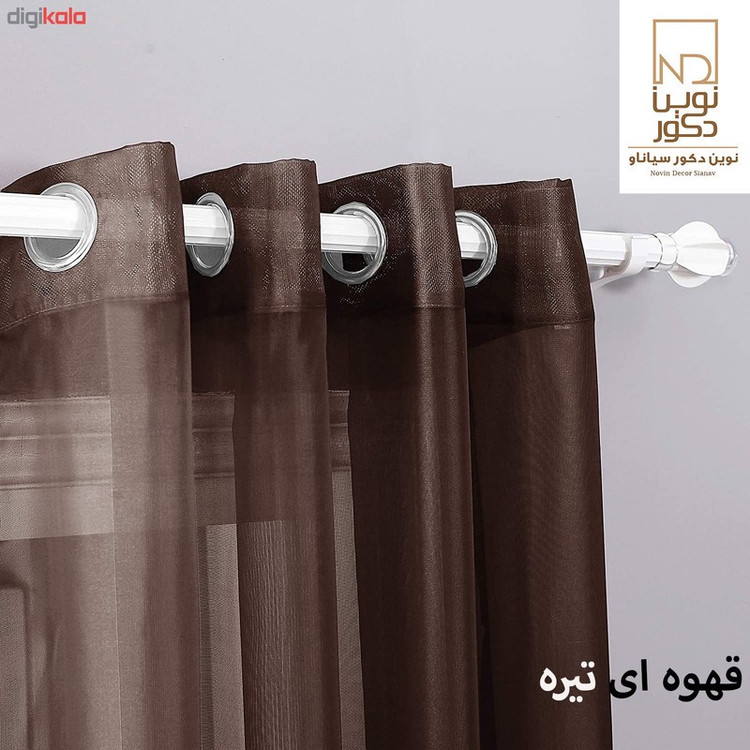 پرده نوین دکور سیاناو مدل ND500 سایز 280 140 سانتی متر