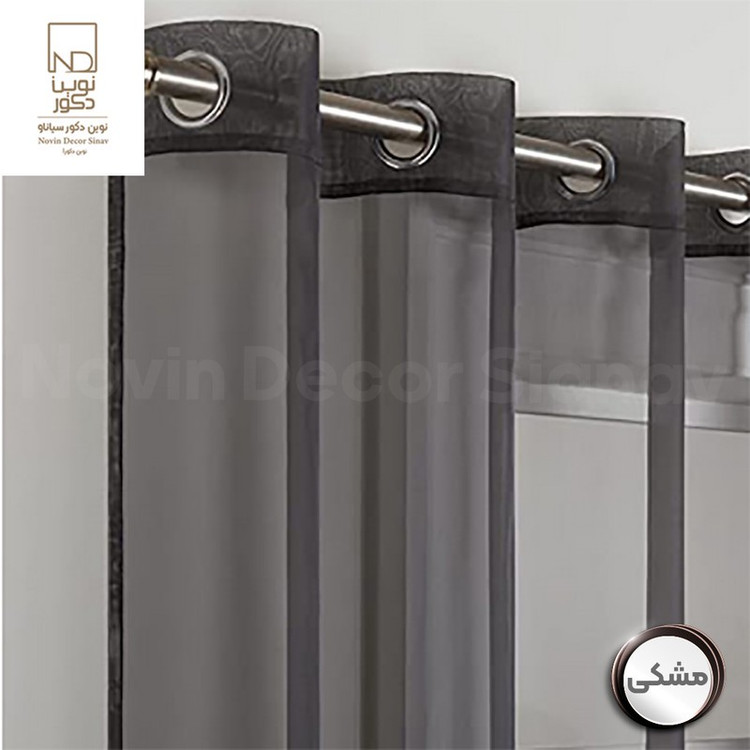 پرده نوین دکور سیاناو مدل حریر کد pb105 سایز 280x140 سانتیمتر