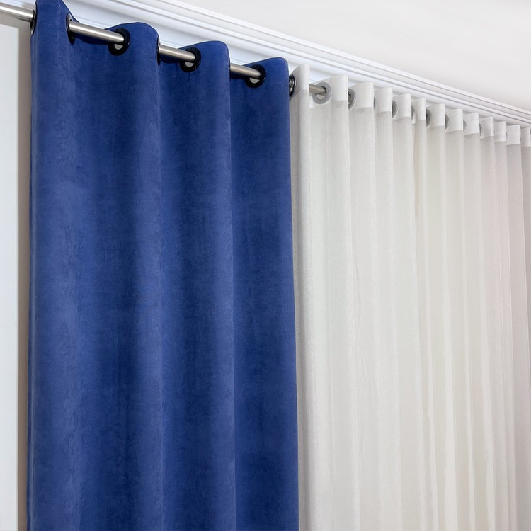پرده مدل پانچ مخمل مات مدرن سایز 290x200 سانتیمتر