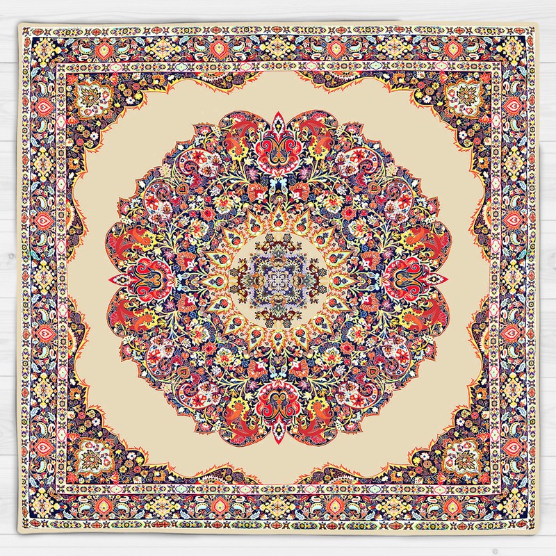 رومیزی طرح ترمه کد 9020