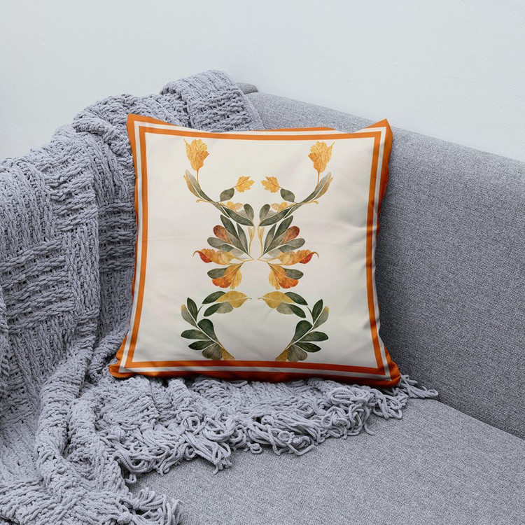 کاور کوسن ریحانلوکس مدل پاییزی کد RH133 سایز 4343 سانتی متر