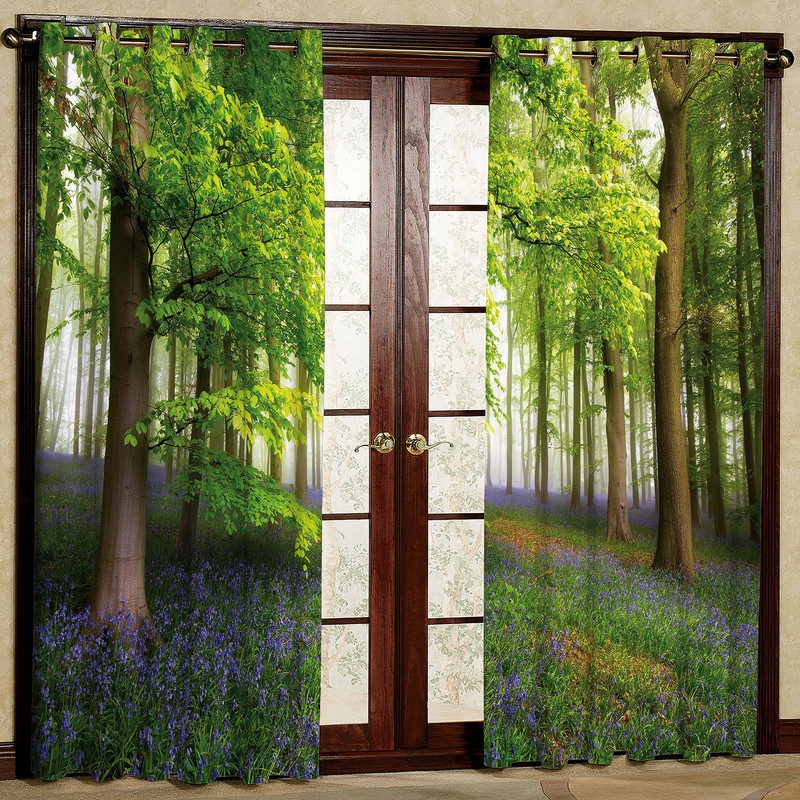 پرده مدل مخمل پانچی کد 1088-2 سایز 200x140 سانتی متر