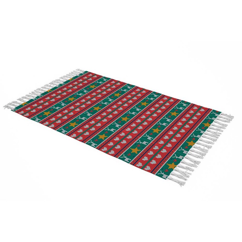 شال مبل مدل جشن کریسمس کد Q1SH1061 سایز 98x180 سانتی متر