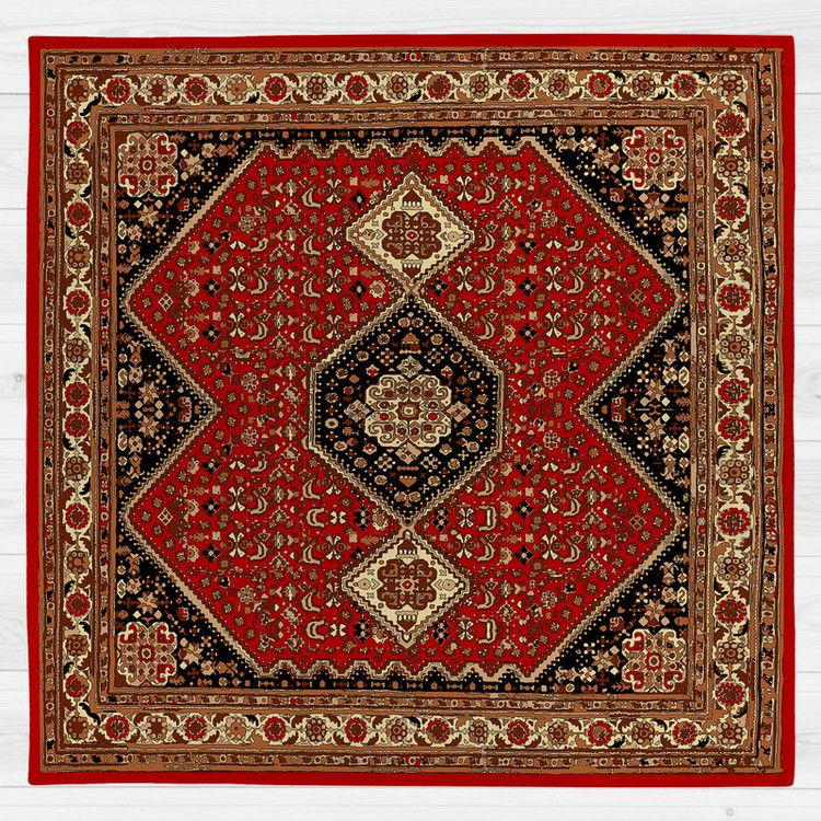 رومیزی طرح قالی کد 973