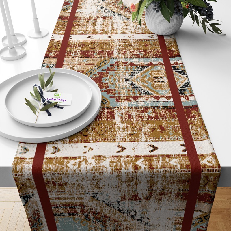 رانر ریحانلوکس مدل پتینه مدرن کد RH122 سایز 143x43 سانتیمتر