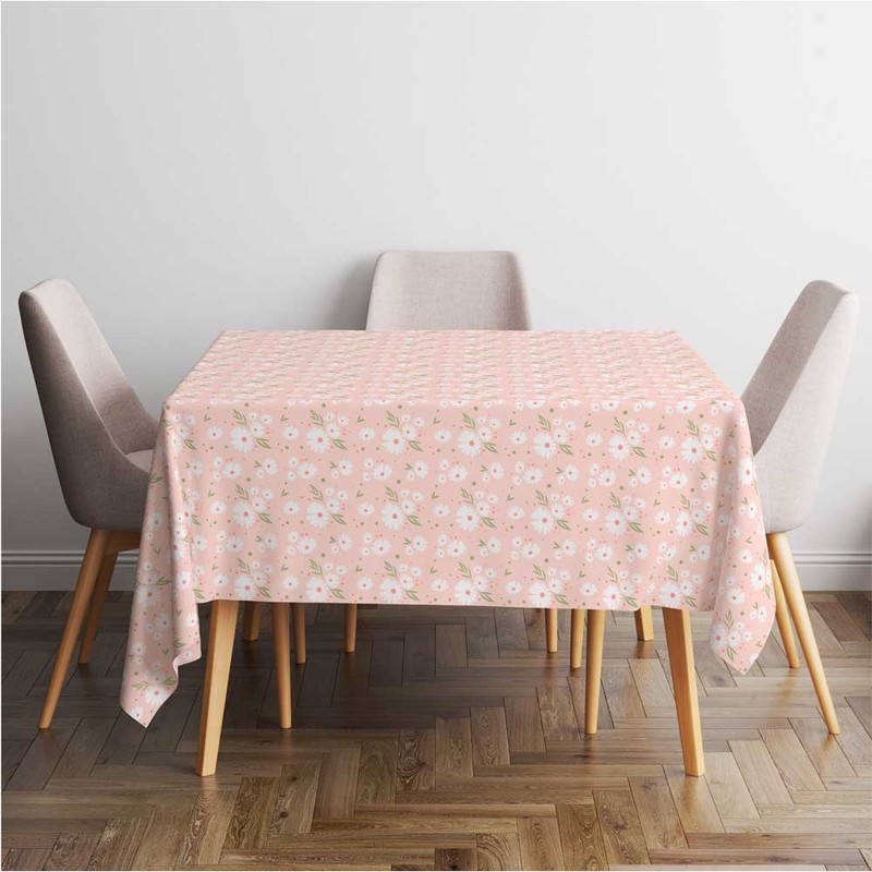 رومیزی مدل گلدار چهارنفره مستطیلی کد F2RO1066