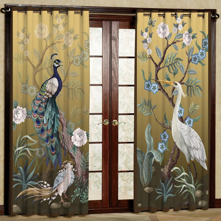 پرده مدل مخمل پانچی کد 2715aT2 سایز 200x140 سانتی متر