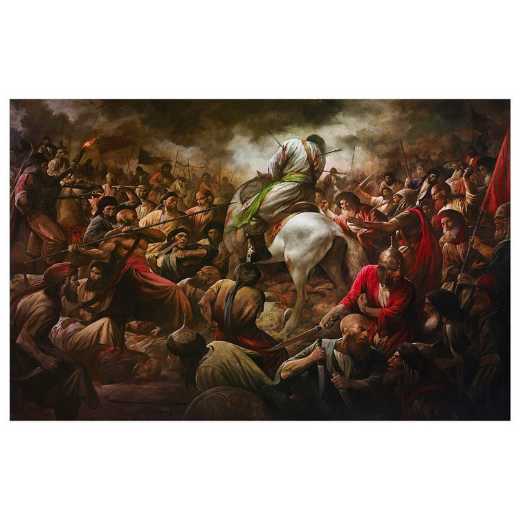 پرچم مدل مذهبی طرح امام حسین علیه السلام کد 69H