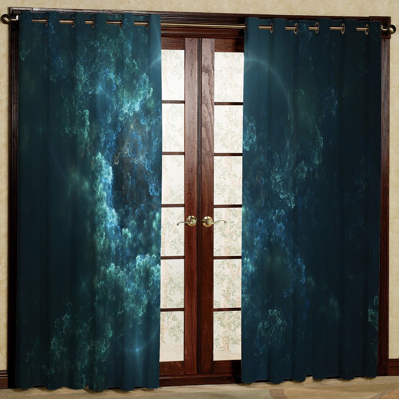 پرده مدل مخمل پانچی کد m2322 سایز 140x280 سانتی متر