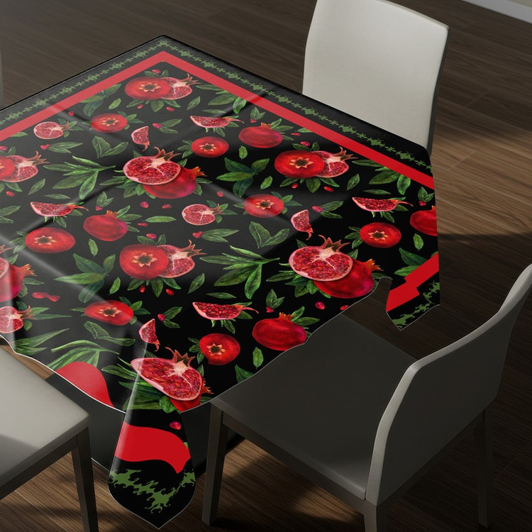 رومیزی ریحانلوکس مدل شب چله RH127 سایز 97x97 سانتیمتر