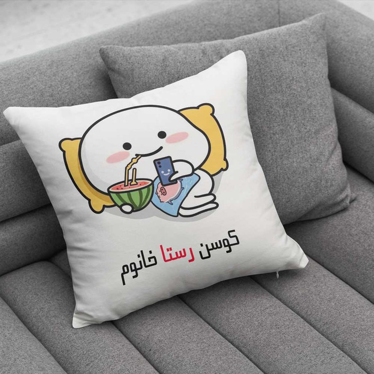 کوسن پاد آفرین مدل فانتزی اسم شخصی طرح دخترانه اسم رستا کد 1388