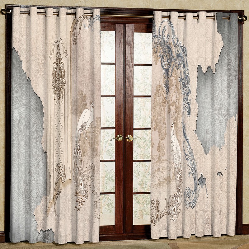 پرده مدل مخمل پانچی کد 2720 سایز 200x140 سانتی متر
