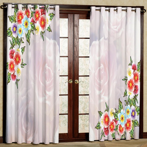 پرده پانچی کد 5602 سایز 280x140 سانتی متر