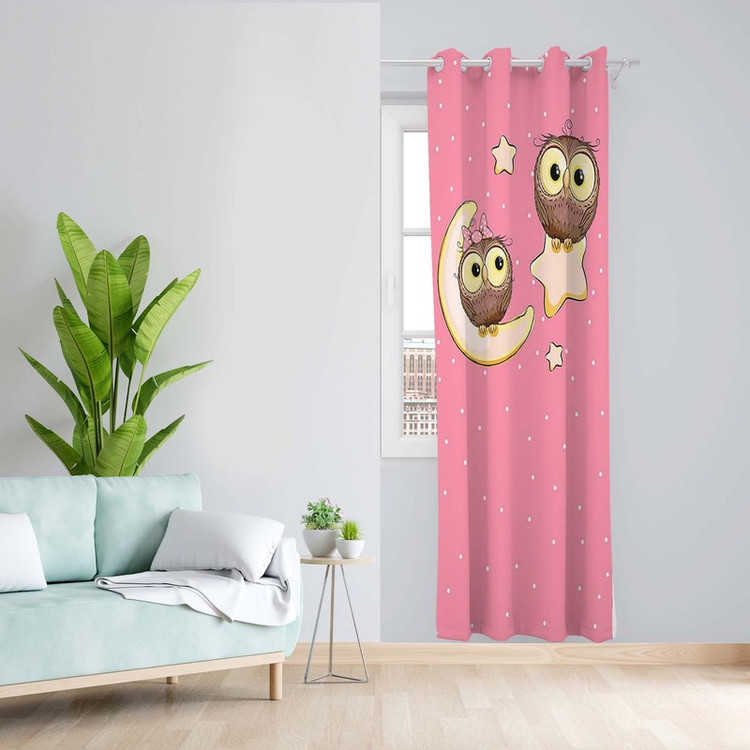 پرده طرح کودک مدل مخمل پانچی کد 5165L z سایز 140x200 سانتی متر