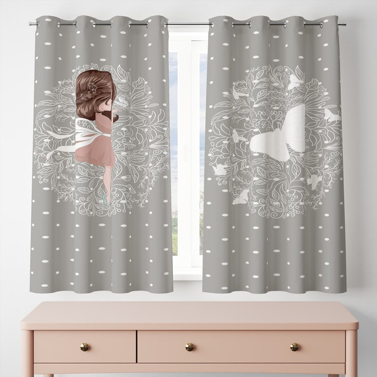 پرده مدل مخمل پانچی کد 8438 سایز 200x140 سانتی متر