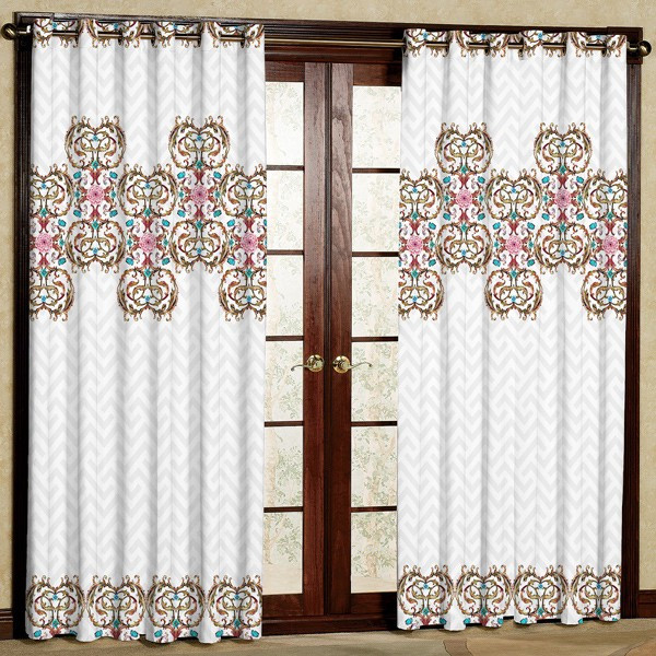 پرده مخمل پانچی کد 5847 سایز 280x140 سانتی متر