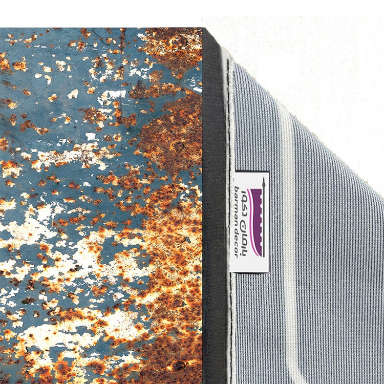 پرده بارمان دکور طرح طلاکوب مدل هازان پانچی کد 2183 W سایز 140x200 سانتی متر