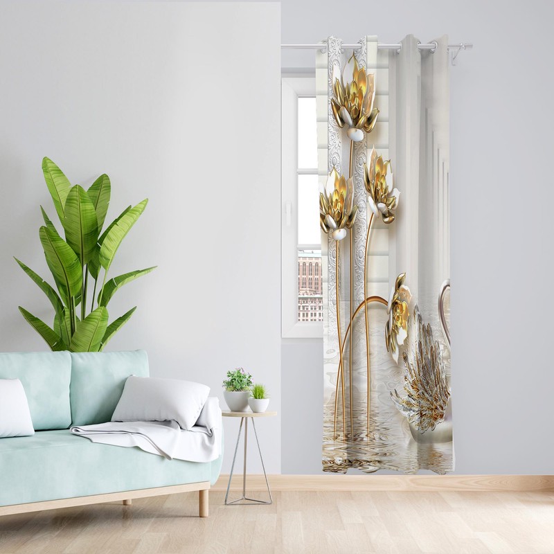پرده مدل مخمل پانچی کد 1299سایز 140x200 سانتی متر