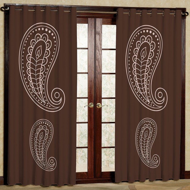 پرده مدل بته جقه کد 1363 سایز 200x140 سانتی متر