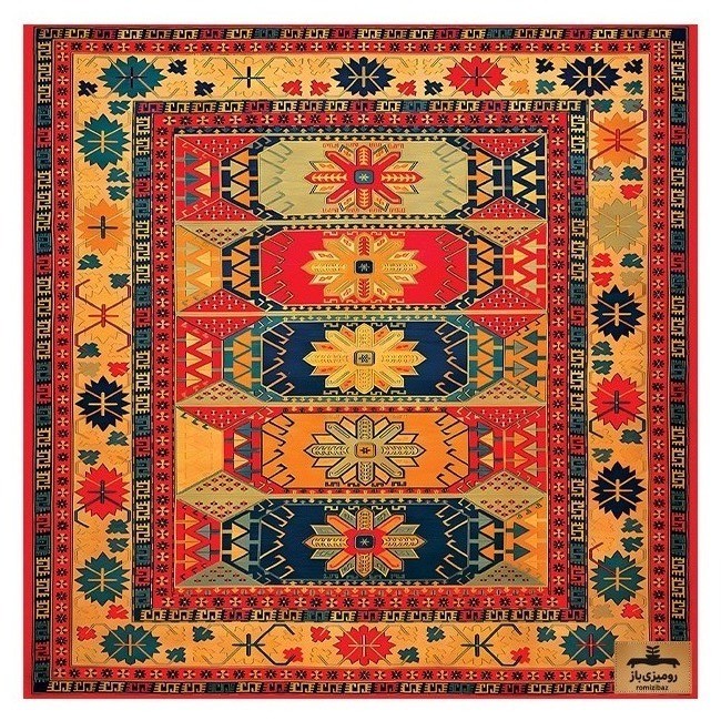 رومیزی رومیزی باز طرح مربع مدل سنتی مدرن کد 11077