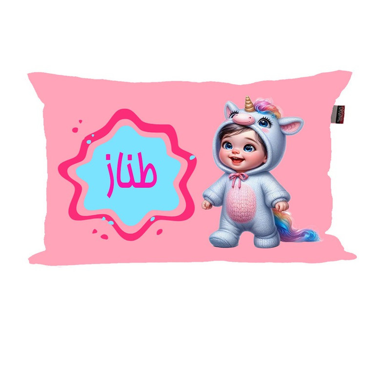بالش نوزاد ناریکو مدل دخترانه طرح اسم طناز کد 06175
