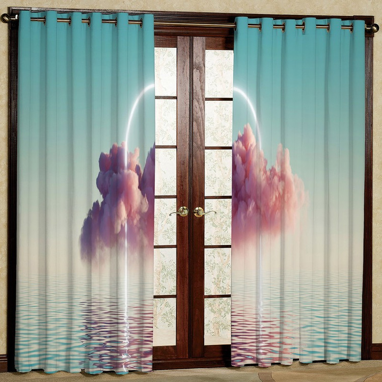 پرده مدل مخمل پانچی کد 2337 سایز 140x280 سانتی متر