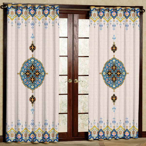 پرده مدل مخمل پانچی کد 7759 سایز 280x140 سانتی متر