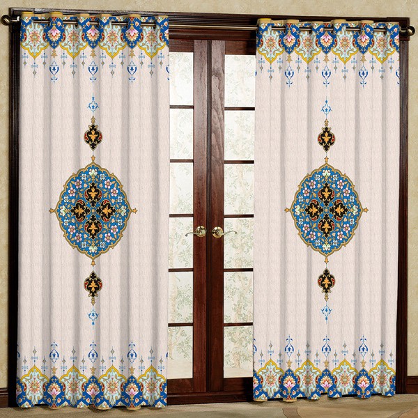 پرده مدل مخمل پانچی کد 7759 سایز 280x140 سانتی متر